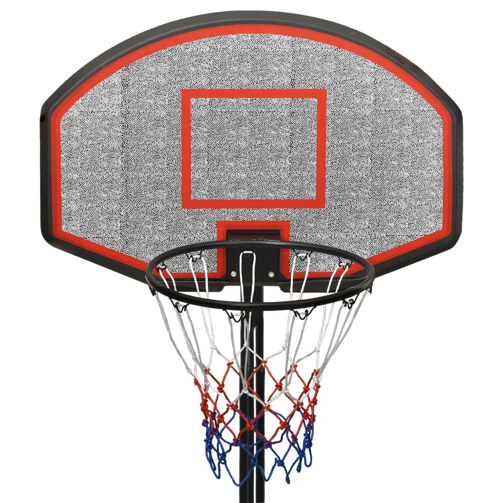 vidaXL Basketballstativ svart 237-307 cm polyeten