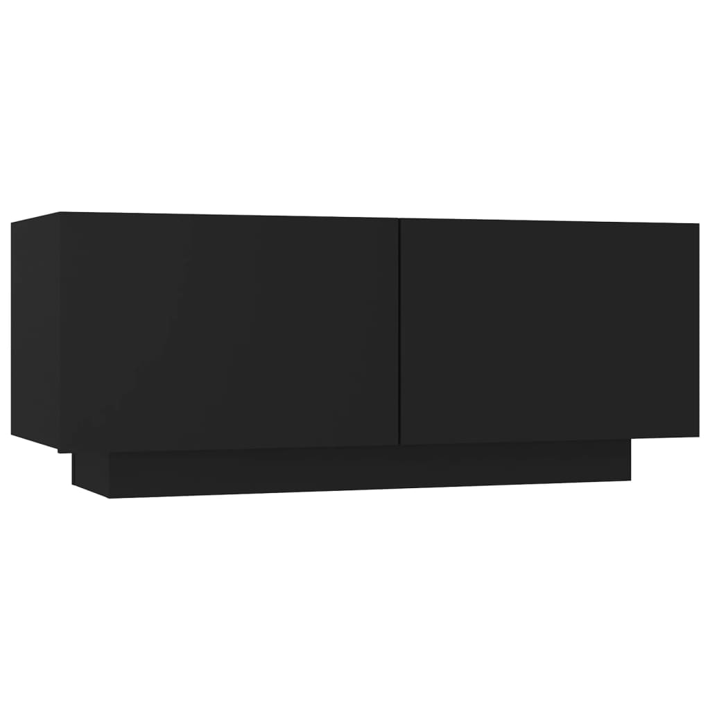 vidaXL TV-benk svart 100x35x40 cm sponplate