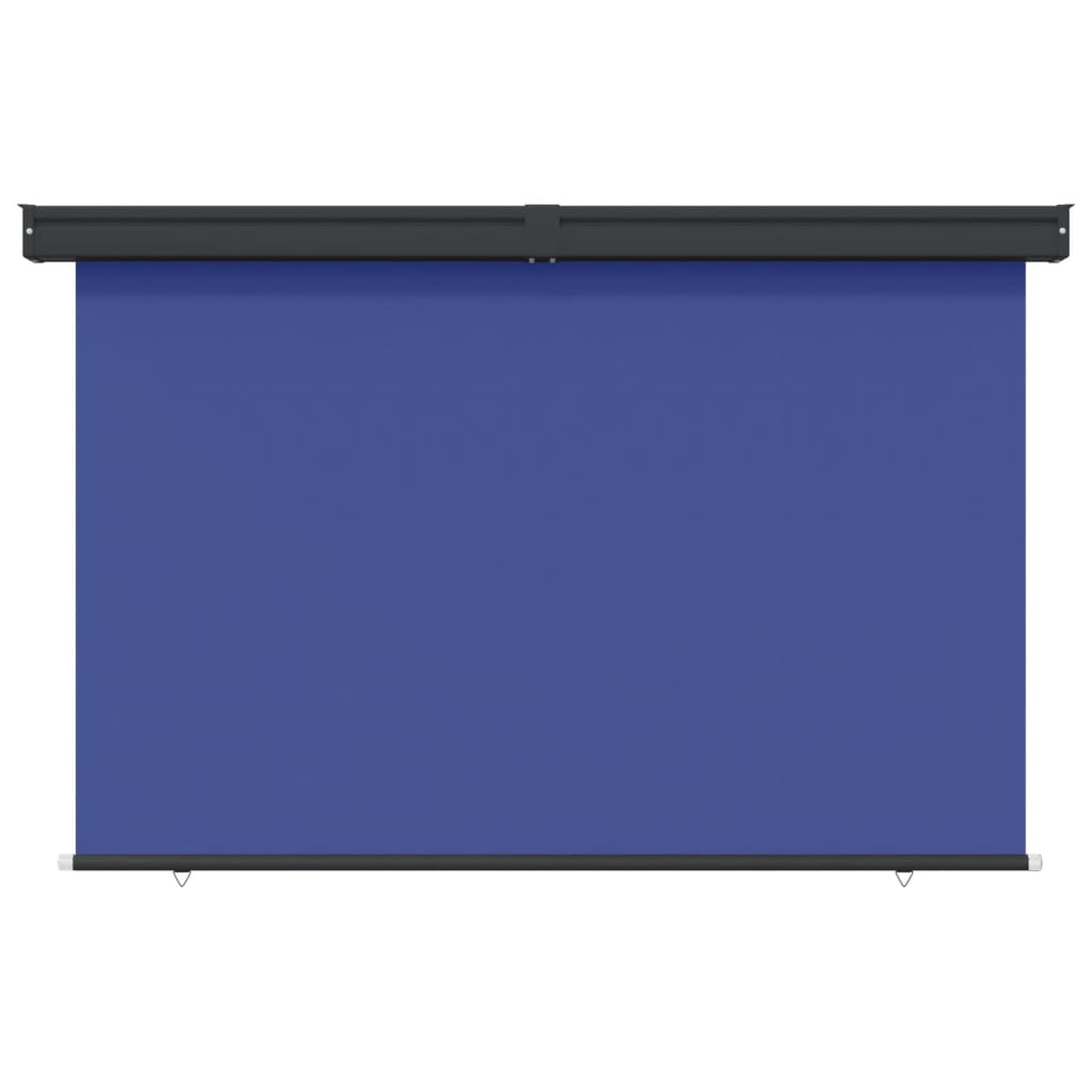 vidaXL Sidemarkise for balkong 145x250 cm blå