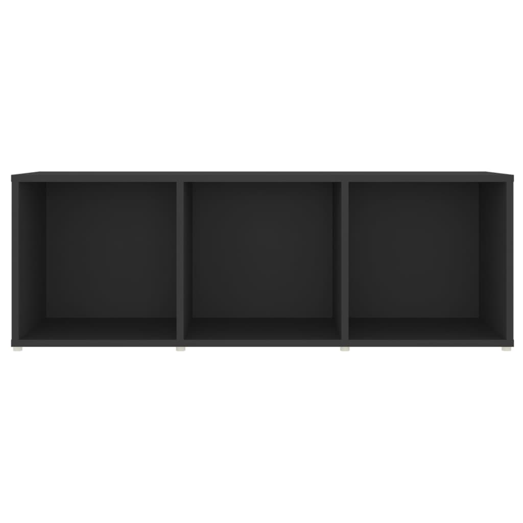 vidaXL TV-benker 4 stk grå 107x35x37 cm sponplate