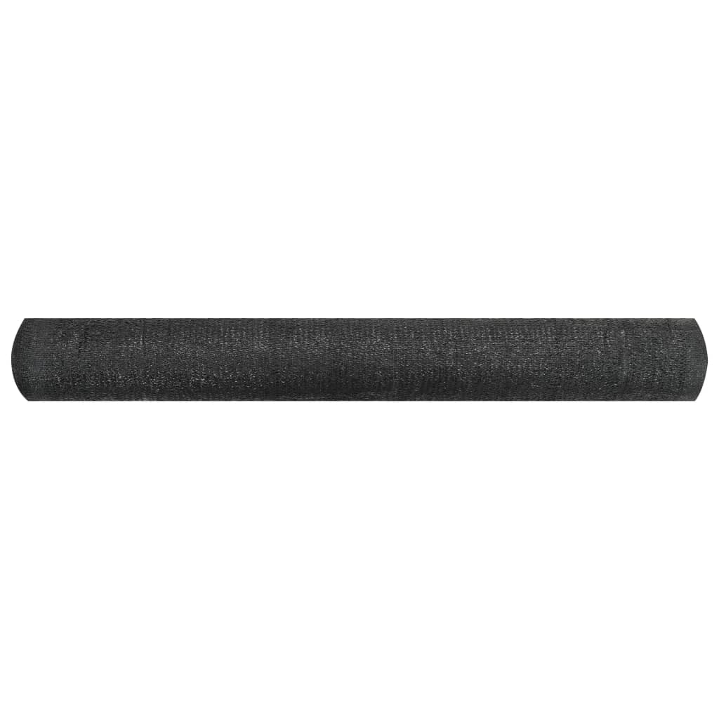 vidaXL Skjermnett svart 1,8x10 m HDPE 195 g/m²