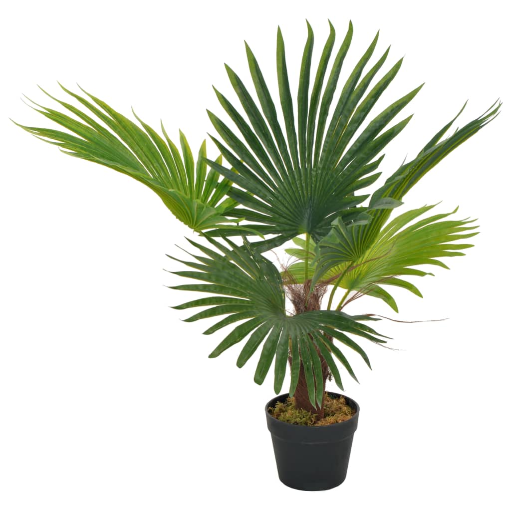 vidaXL Kunstig palme med potte grønn 70 cm