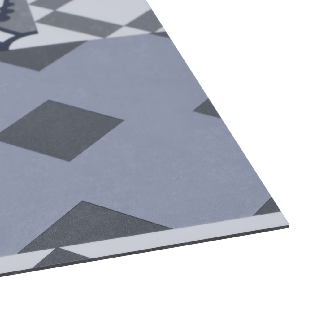 vidaXL Selvklebende gulvplanker 20 stk PVC 1,86 m² farget mønster
