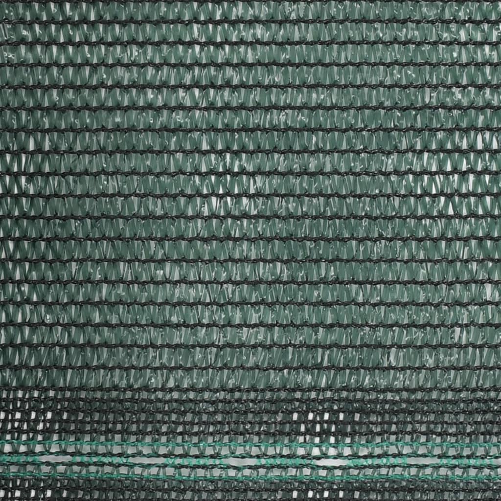 vidaXL Tennisskjerm HDPE 2x100 m grønn