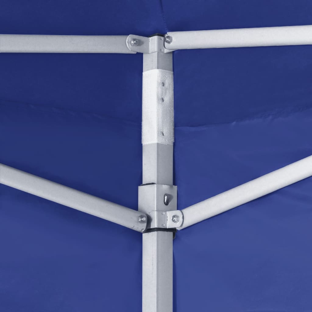 vidaXL Profesjonelt sammenleggbart festtelt 2 vegger 2x2m stål blå