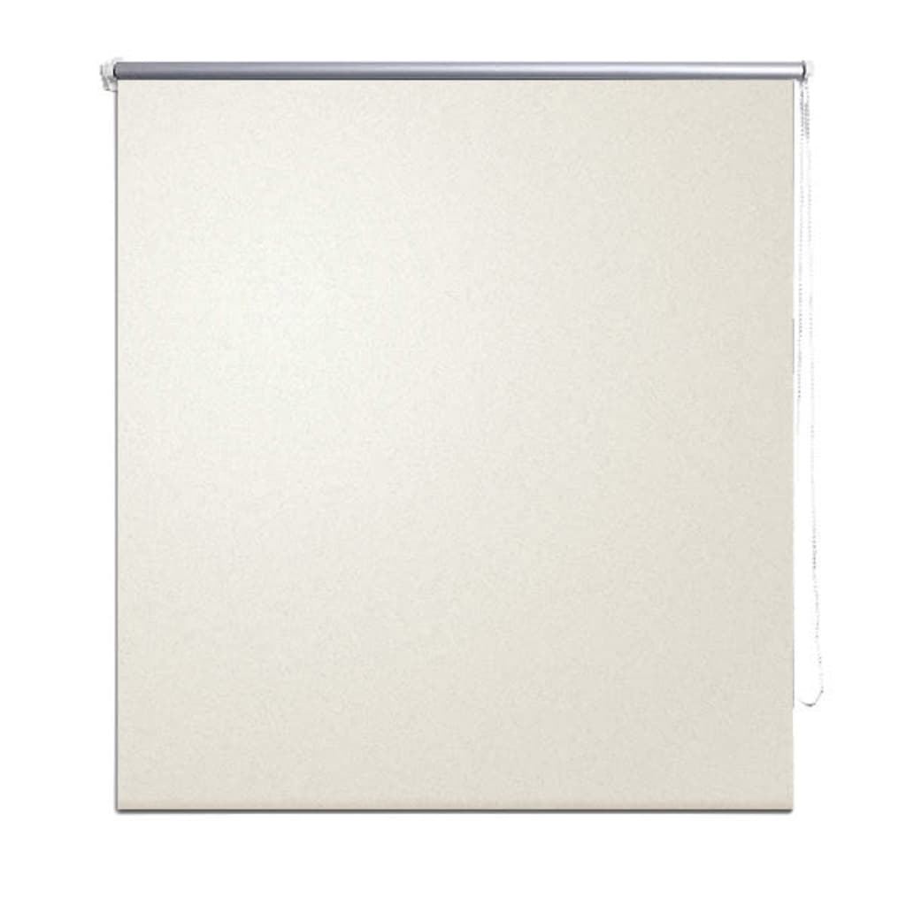 Rullegardin 160 x 175 cm beige-hvit