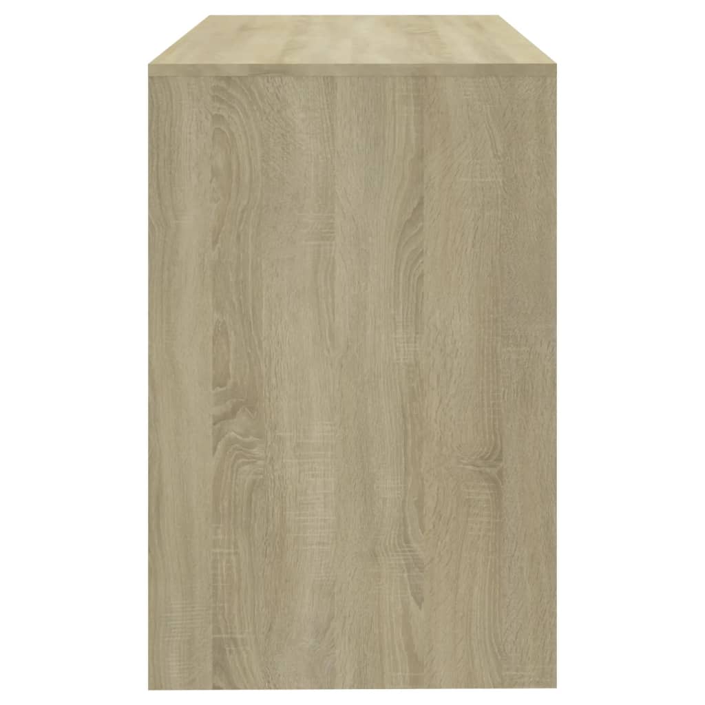 Skrivebord Med Skuff Sonoma Eik 90 X 49 X 75 Cm Konstruert Tre