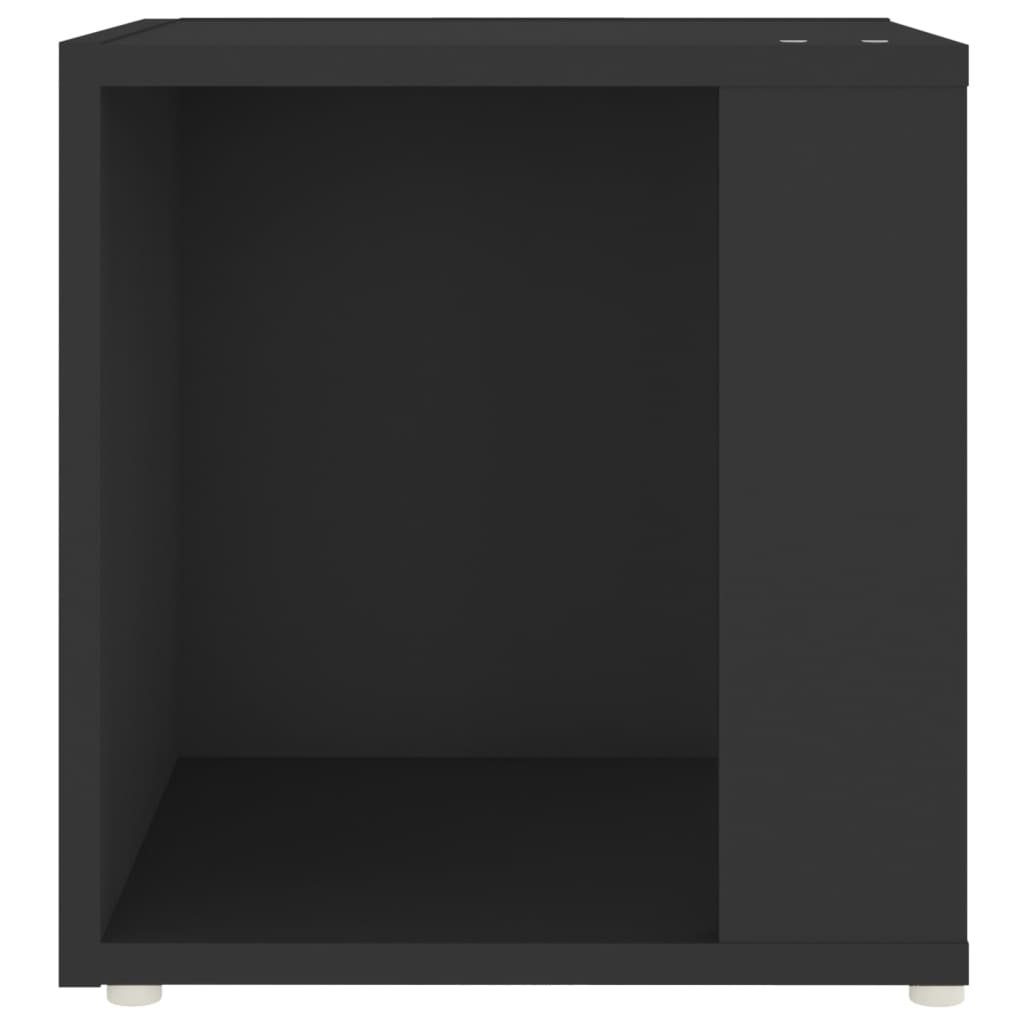 vidaXL Sidebord svart 33x33x34,5 cm sponplate