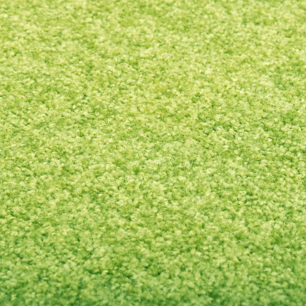 vidaXL Dørmatte vaskbar grønn 60x180 cm