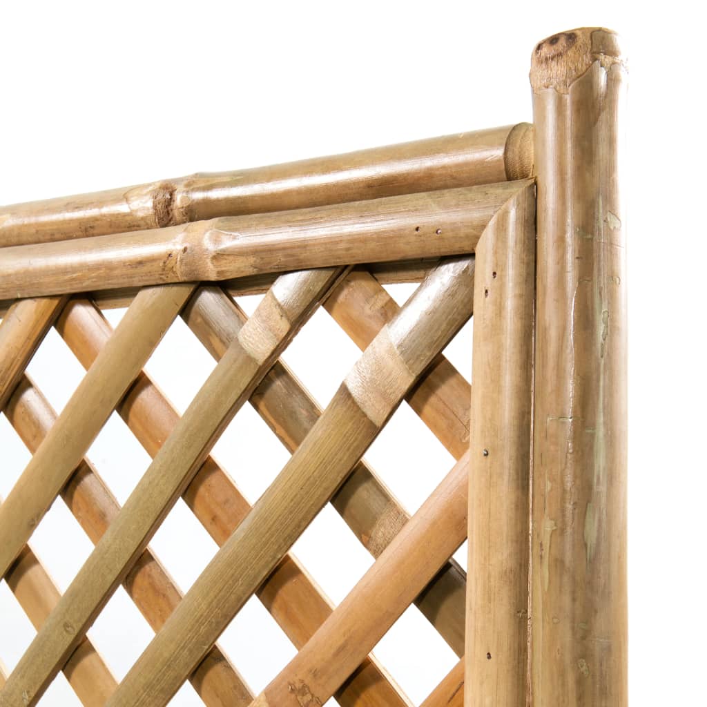 vidaXL Høybed med espalier bambus 70 cm