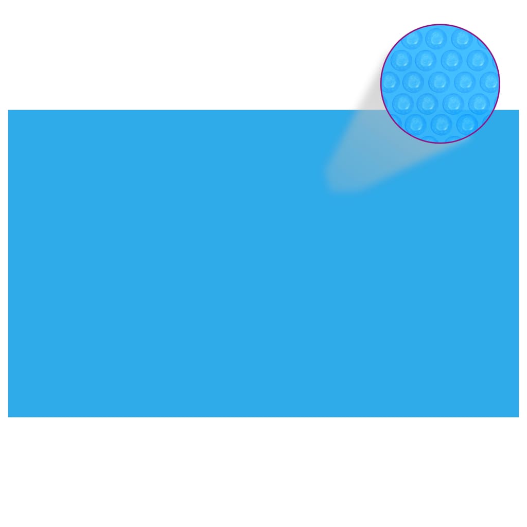 vidaXL Bassengtrekk rektangulært 1000x600 cm PE blå