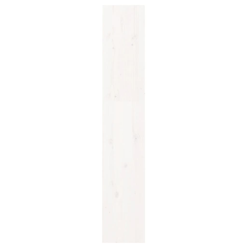 vidaXL Bokhylle/romdeler hvit 60x30x167,5 cm heltre furu