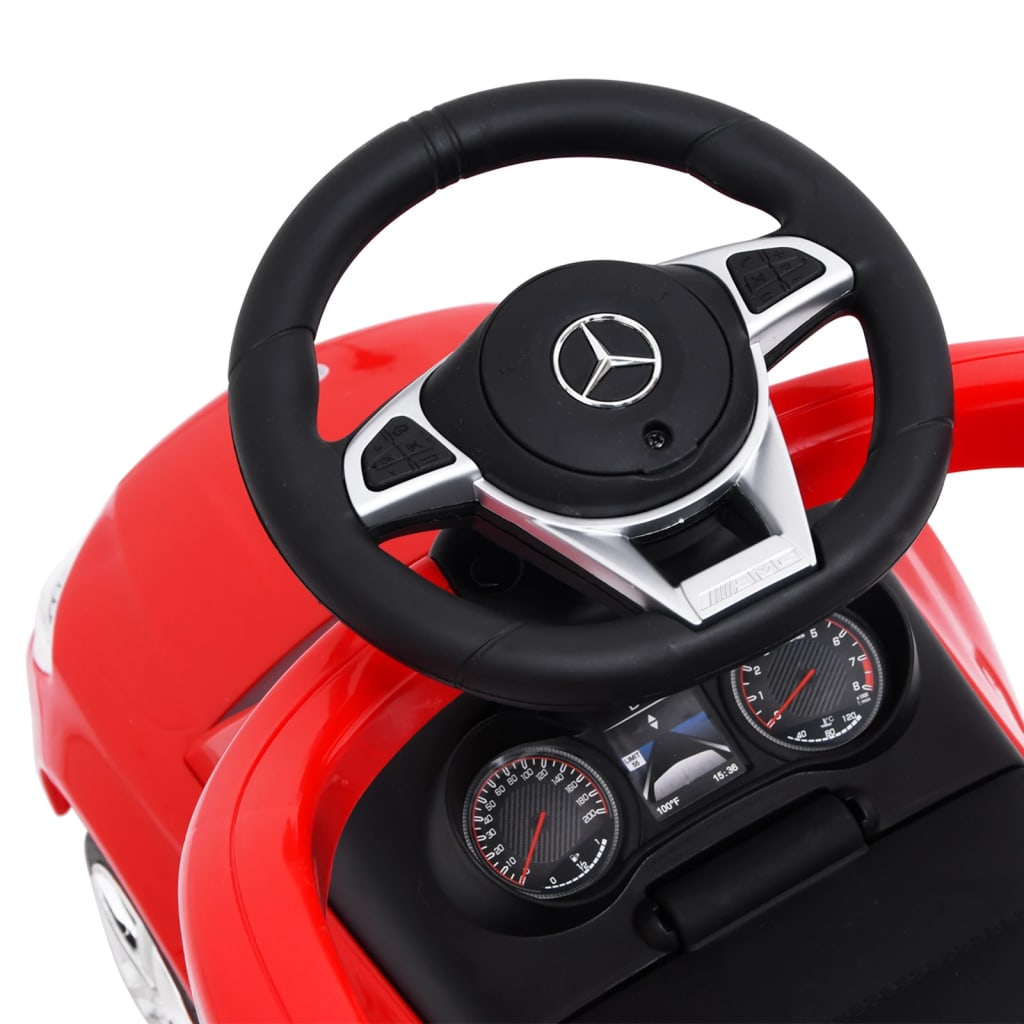 vidaXL Gåbil Mercedes-Benz C63 rød