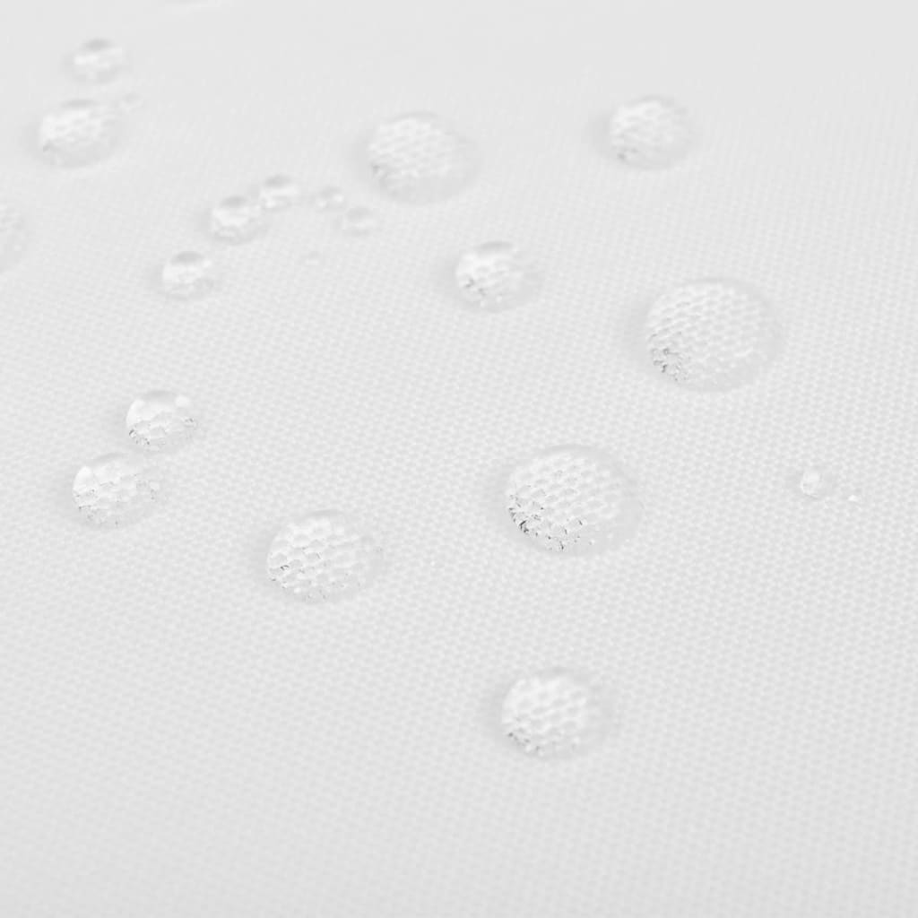 5 Hvite bordduker 190 x 130 cm