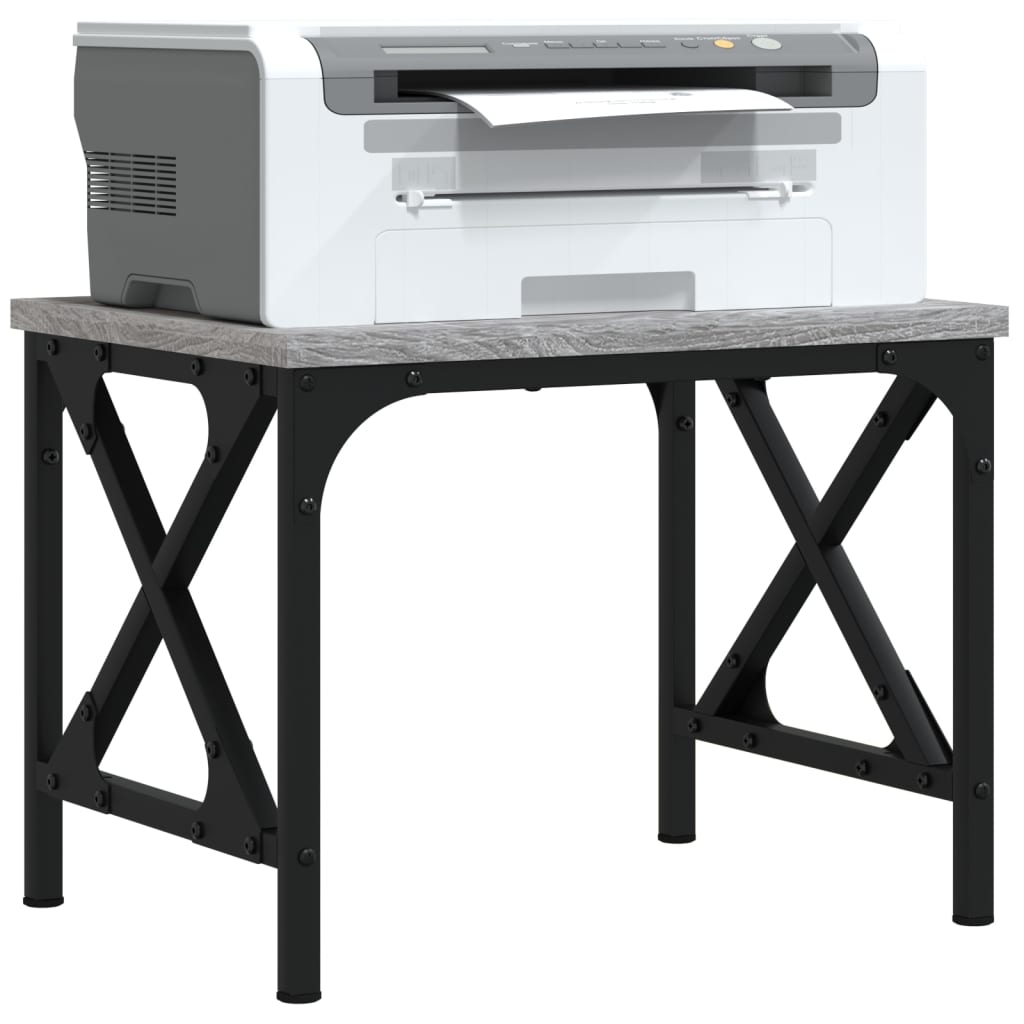 vidaXL Skriverbord grå sonoma 40x30x31 cm konstruert tre