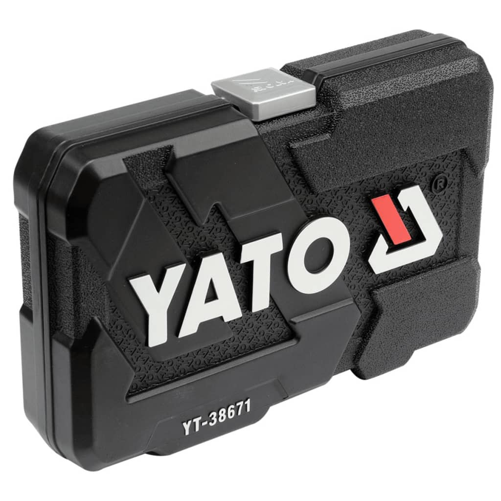 YATO Pipenøkkelsett med skralle YT-38671