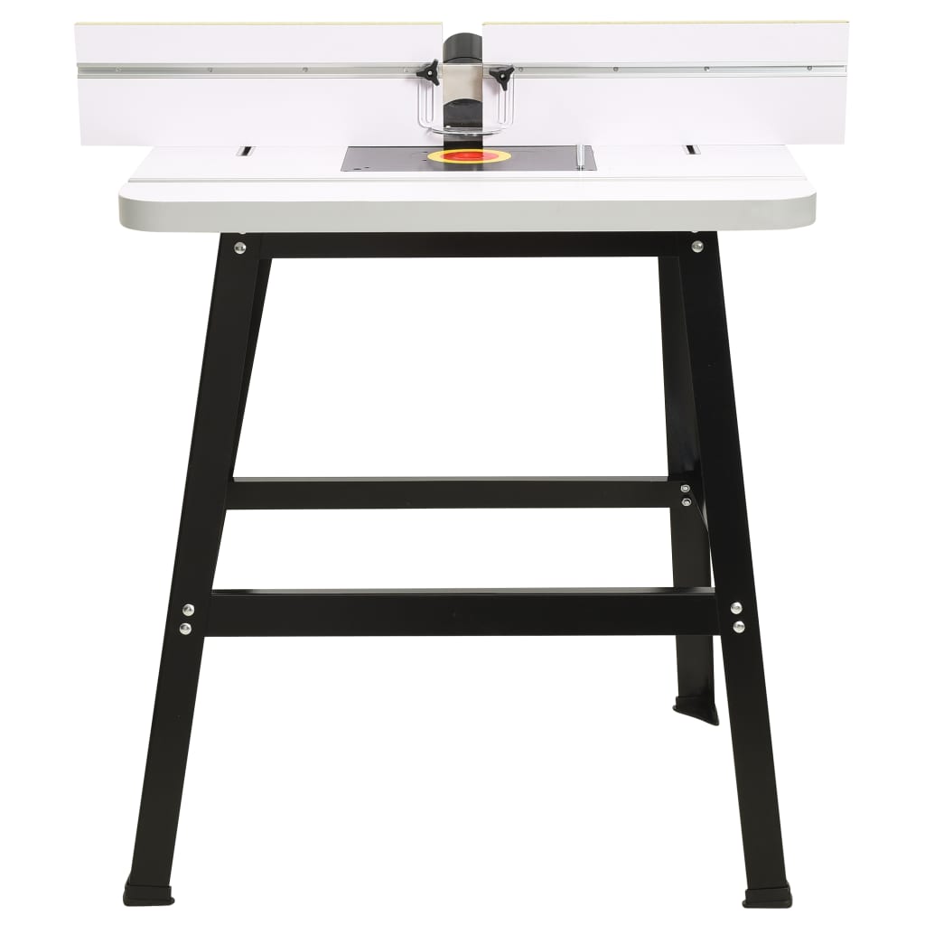 vidaXL Fresebord stål og MDF 81x61x88 cm