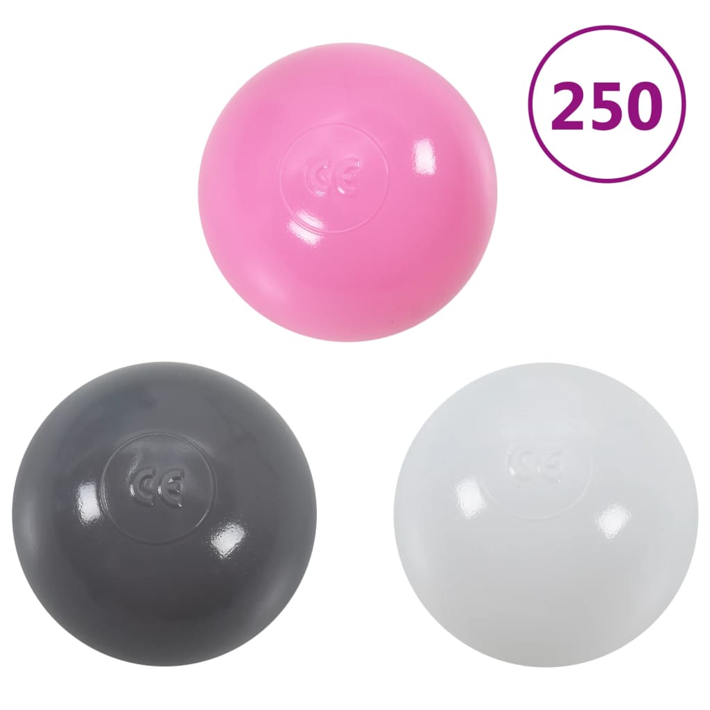 vidaXL Ballbasseng med 300 baller for barn 75x75x32 cm