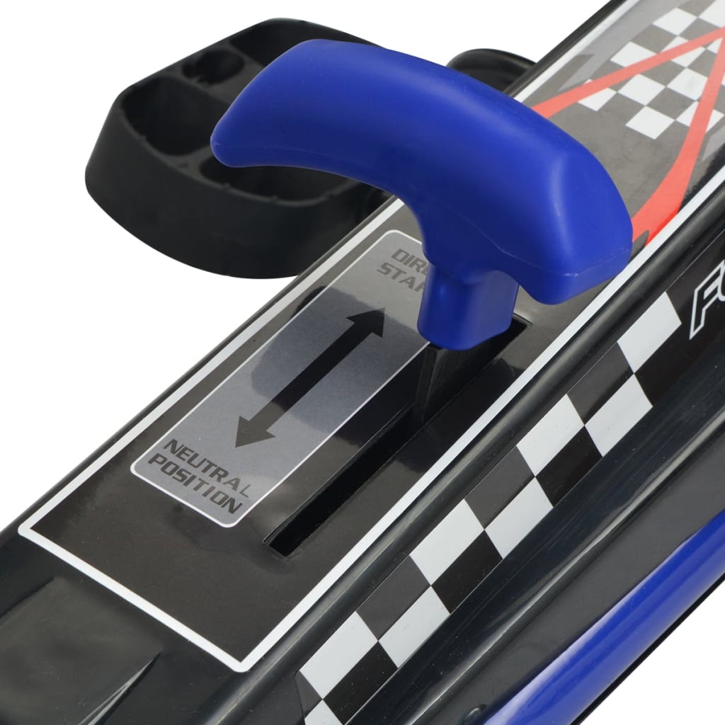 vidaXL Pedal--go-kart med justerbar sete blå