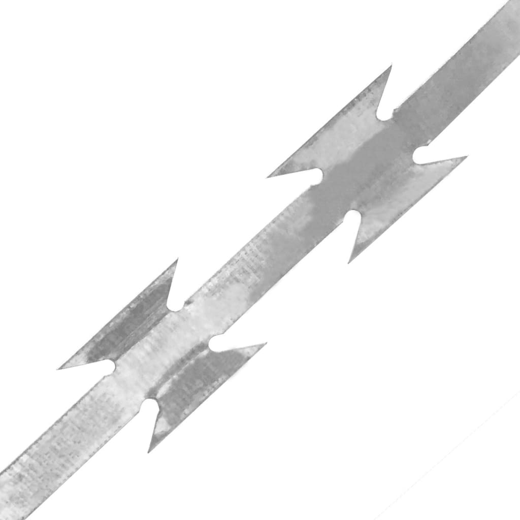 vidaXL BTO-22 piggtråder 2 stk 100 m stål