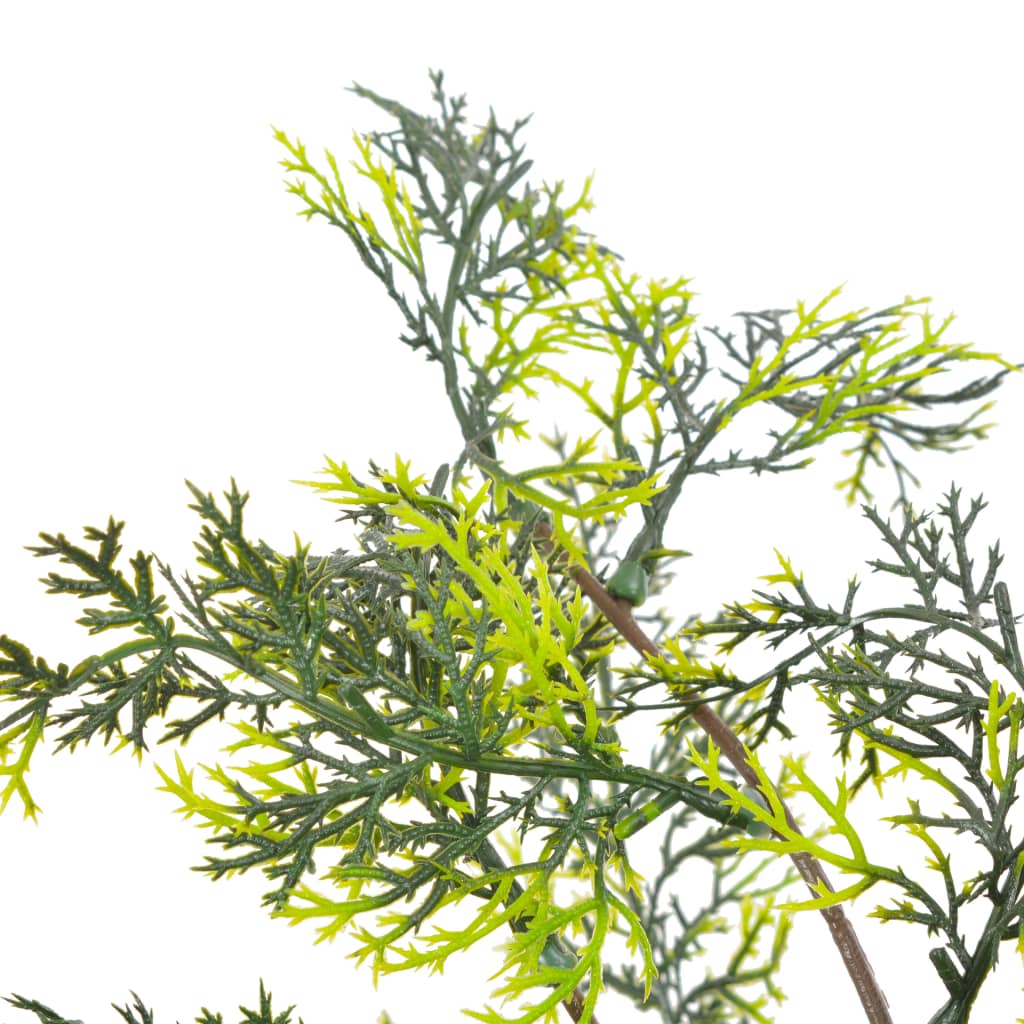 vidaXL Kunstig sypressplante med potte grønn 120 cm