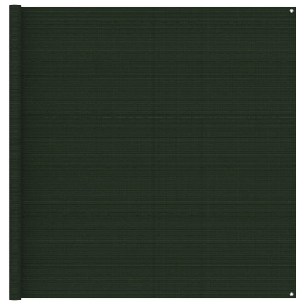 vidaXL Teltteppe 200x400 cm mørkegrønn