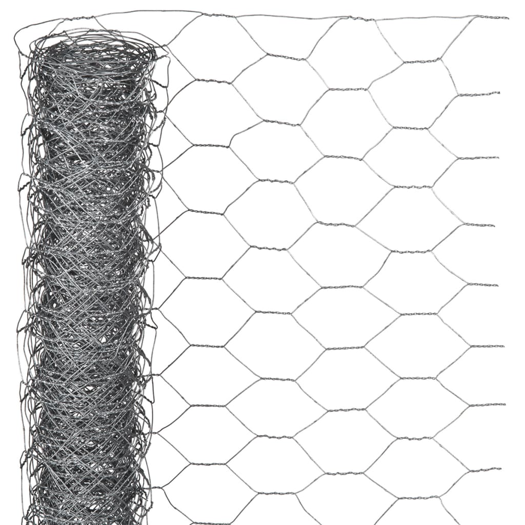 Nature Gjerdenetting sekskantet 1x10 m 25 mm galvanisert stål