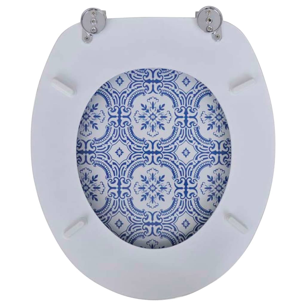 Toalettsete med MDF lokk porselendesign