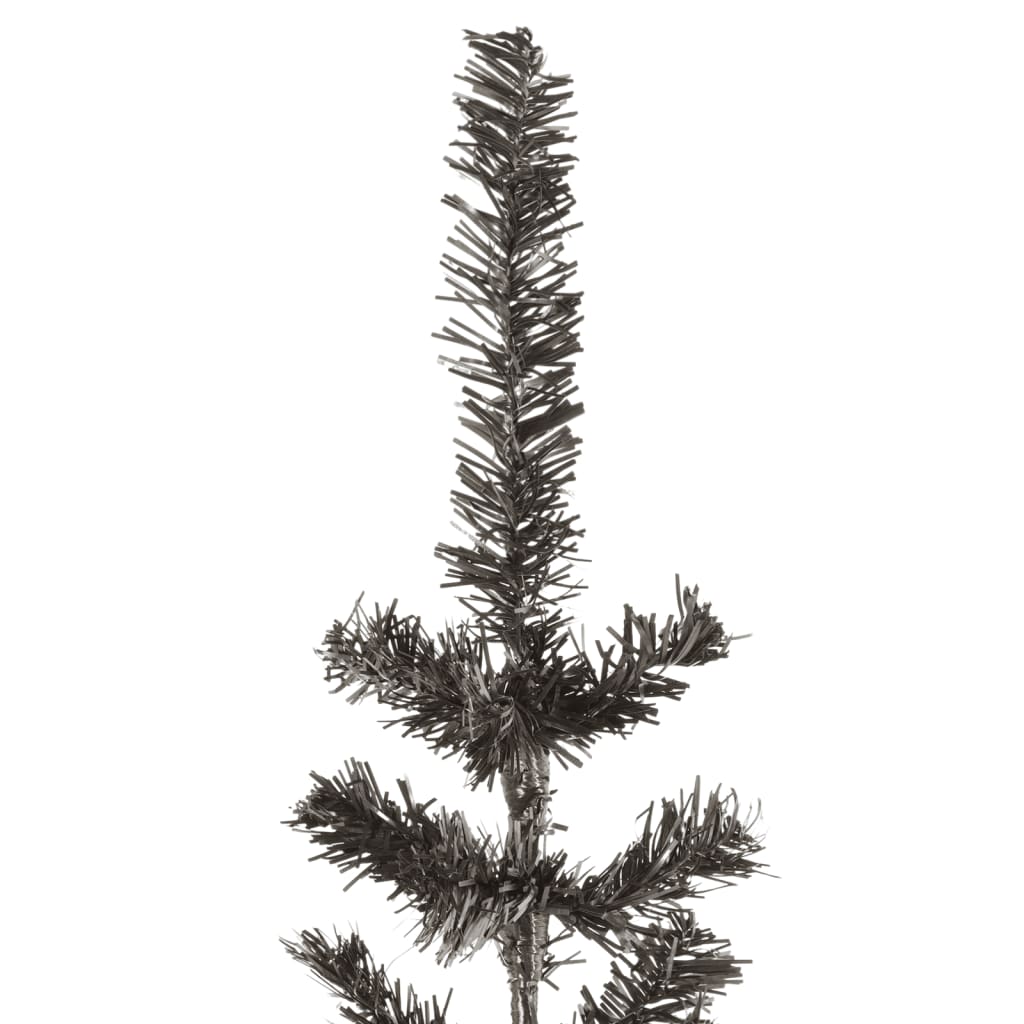 vidaXL Slankt juletre svart 240 cm