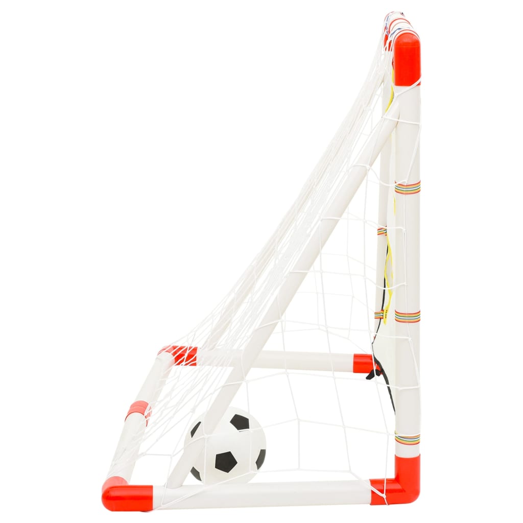 vidaXL Fotballmålsett for barn med målvegg 120x51x77,5 cm