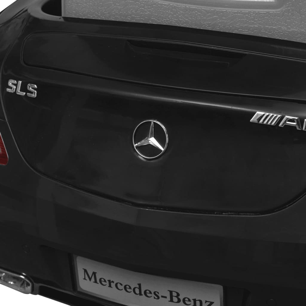 Svart Mercedes Benz SLS AMG 6 V med fjernkontroll