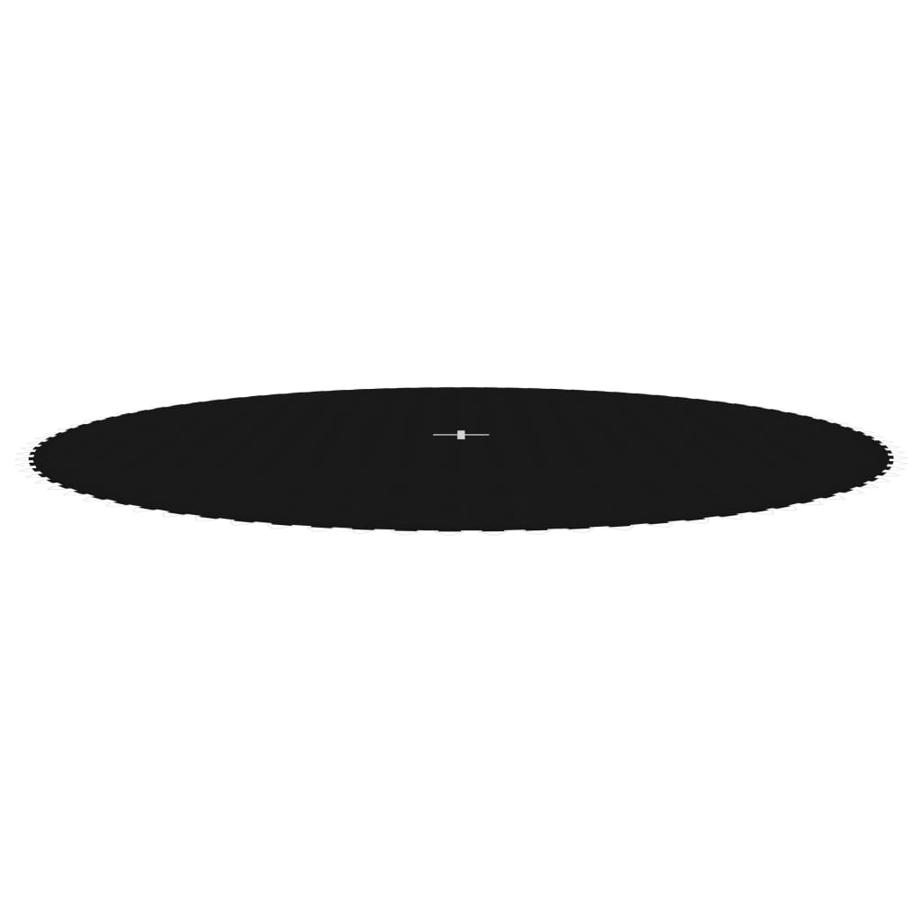 vidaXL Hoppematte stoff svart for 4,57 m rund trampoline