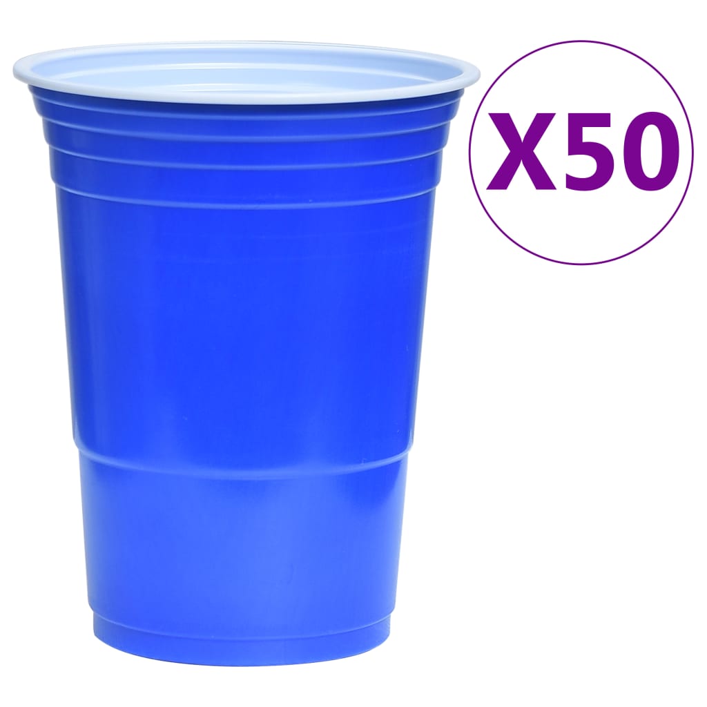 vidaXL Ølpongsett 0,5 L plast