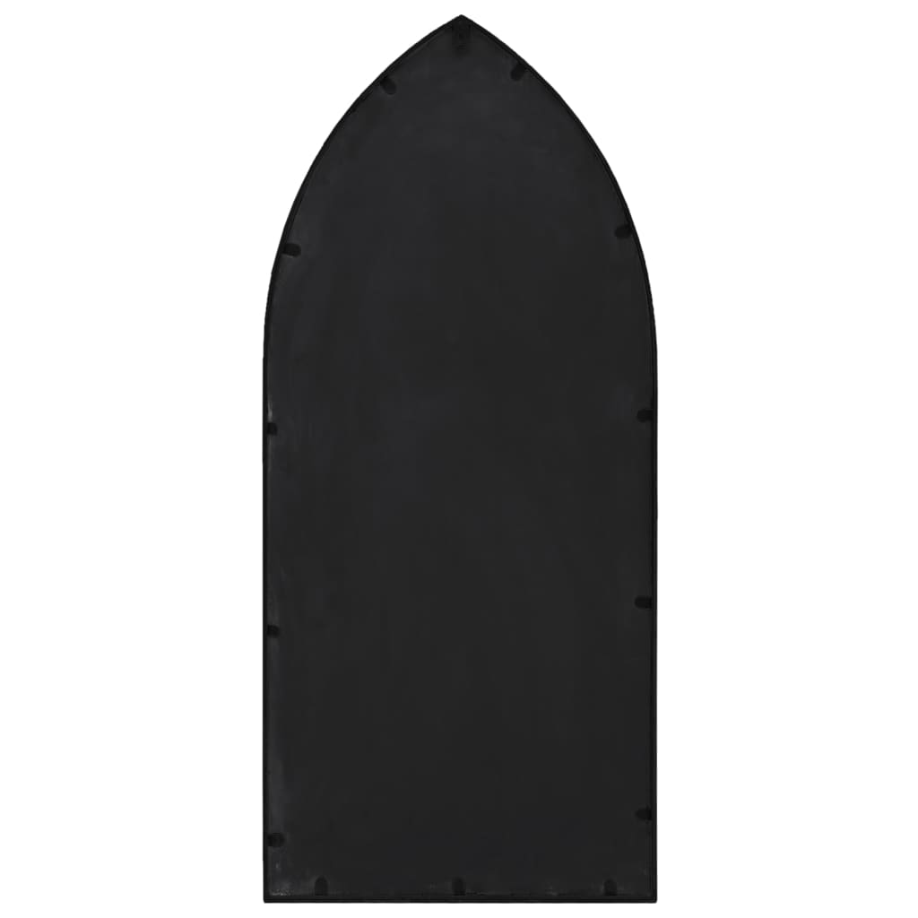 vidaXL Hagespeil svart 70x30 cm for utendørs bruk jern