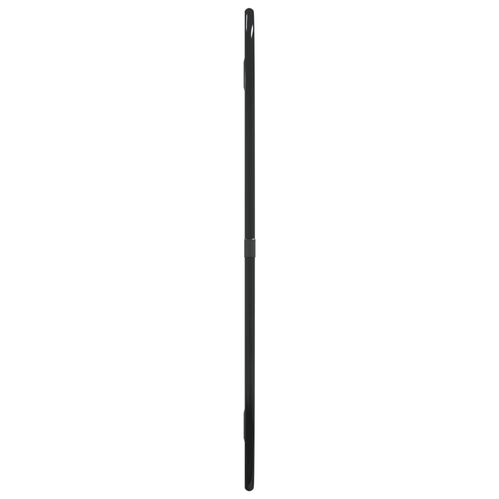 vidaXL Veggspeil svart 40x30 cm