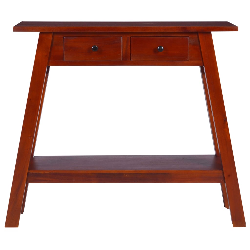 vidaXL Konsollbord klassisk brun 90x30x75 cm heltre mahogni