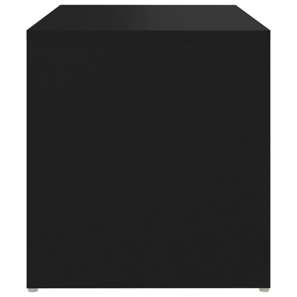 vidaXL Sidebord svart 59x36x38 cm sponplate