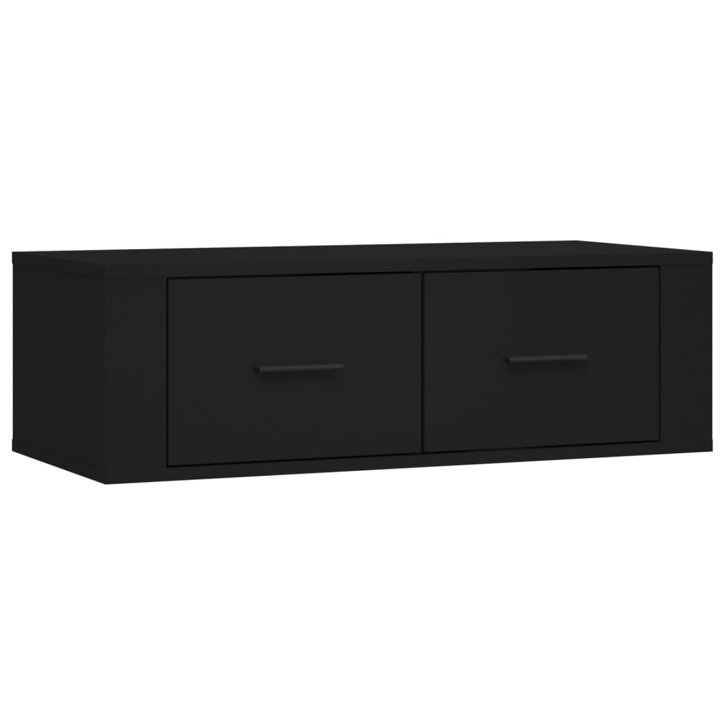 Hifi-Benk Svart 85X38X48 Cm Konstruert Tre