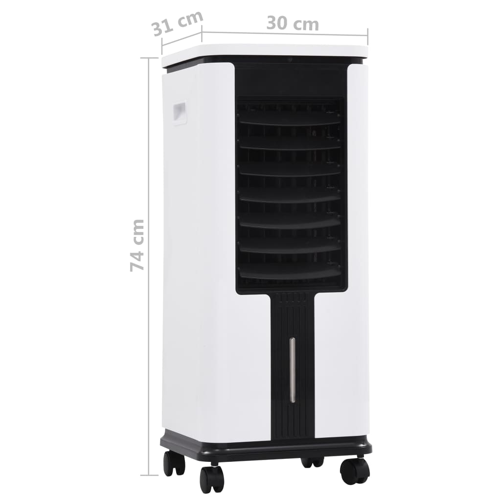 vidaXL 3-i-1 Mobil luftkjøler, luftfukter og luftrenser 75 W
