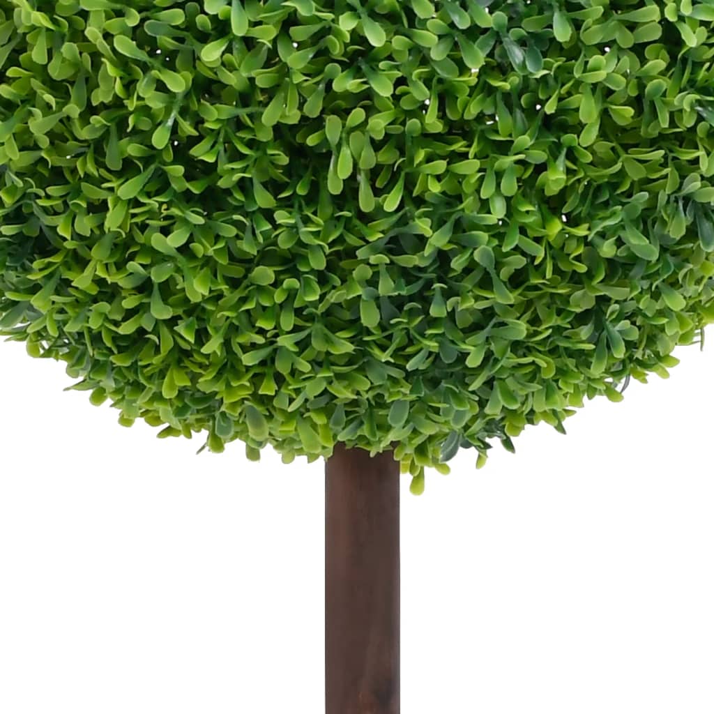vidaXL Kunstig buksbomplante med potte ballformet 50 cm grønn