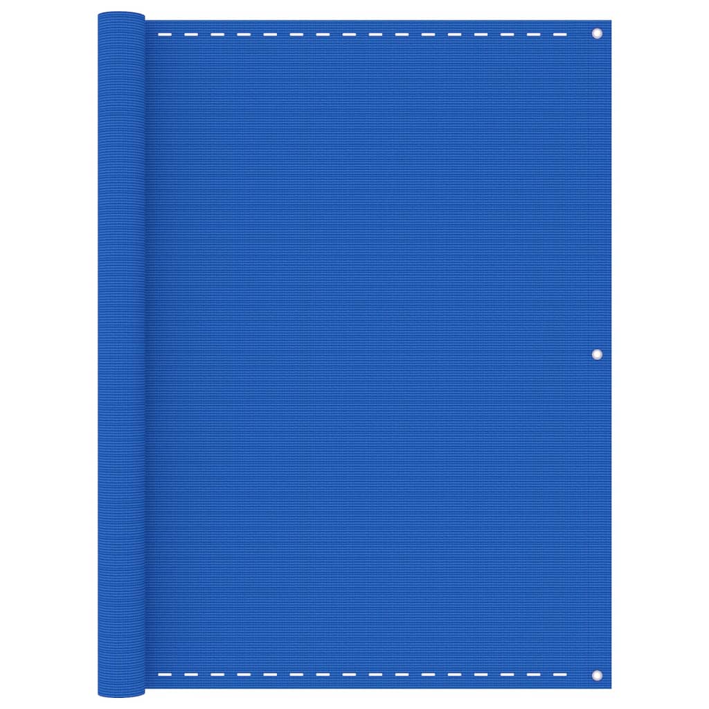 vidaXL Balkongskjerm blå 120x600 cm HDPE