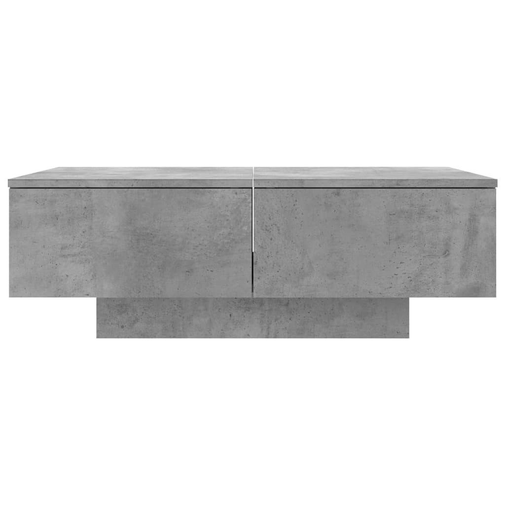 vidaXL Salongbord betonggrå 90x60x31 cm sponplate