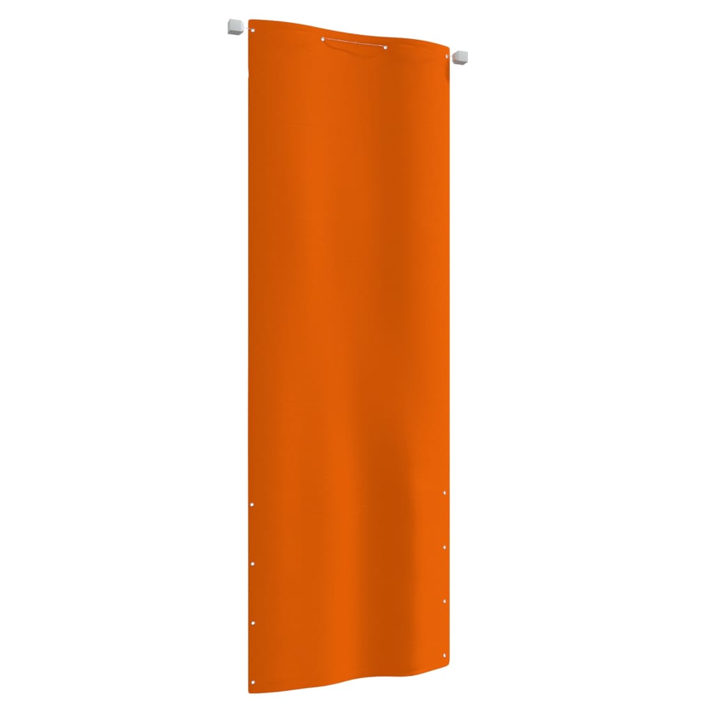 vidaXL Balkongskjerm oransje 80x240 cm oxfordstoff
