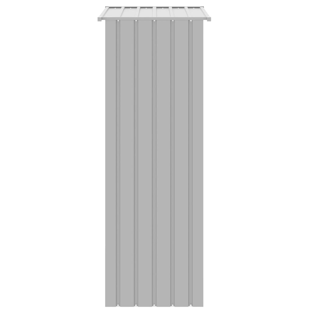 vidaXL Fuglebur grå 115x78x200 cm galvanisert stål