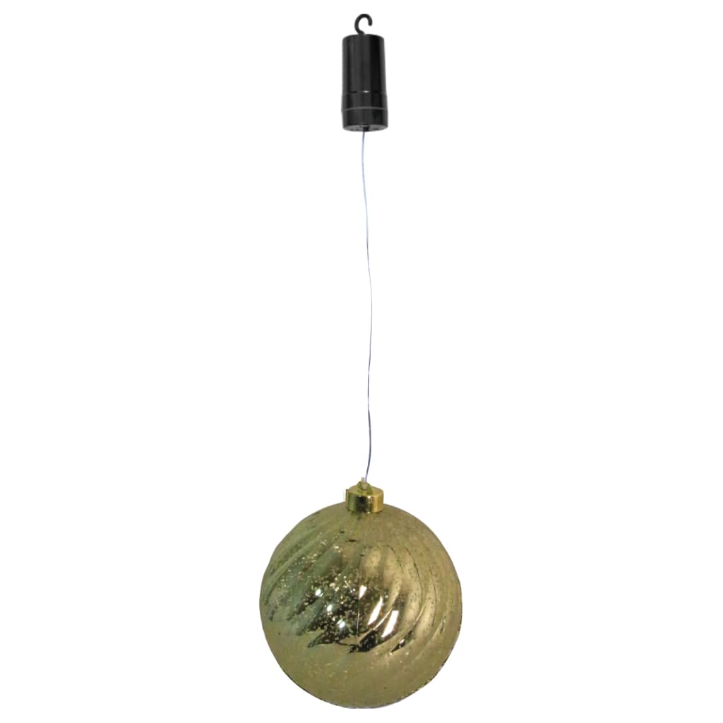 Luxform Batteridrevet LED hengelampe Ball Swirl gull