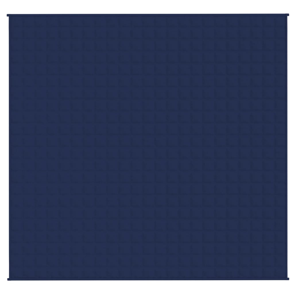 vidaXL Vektdyne blå 220x235 cm 15 kg stoff