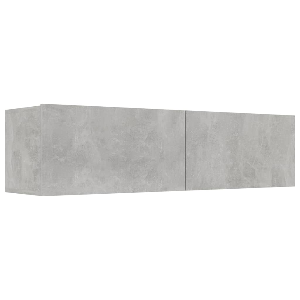 vidaXL TV-benk betonggrå 120x30x30 cm sponplate