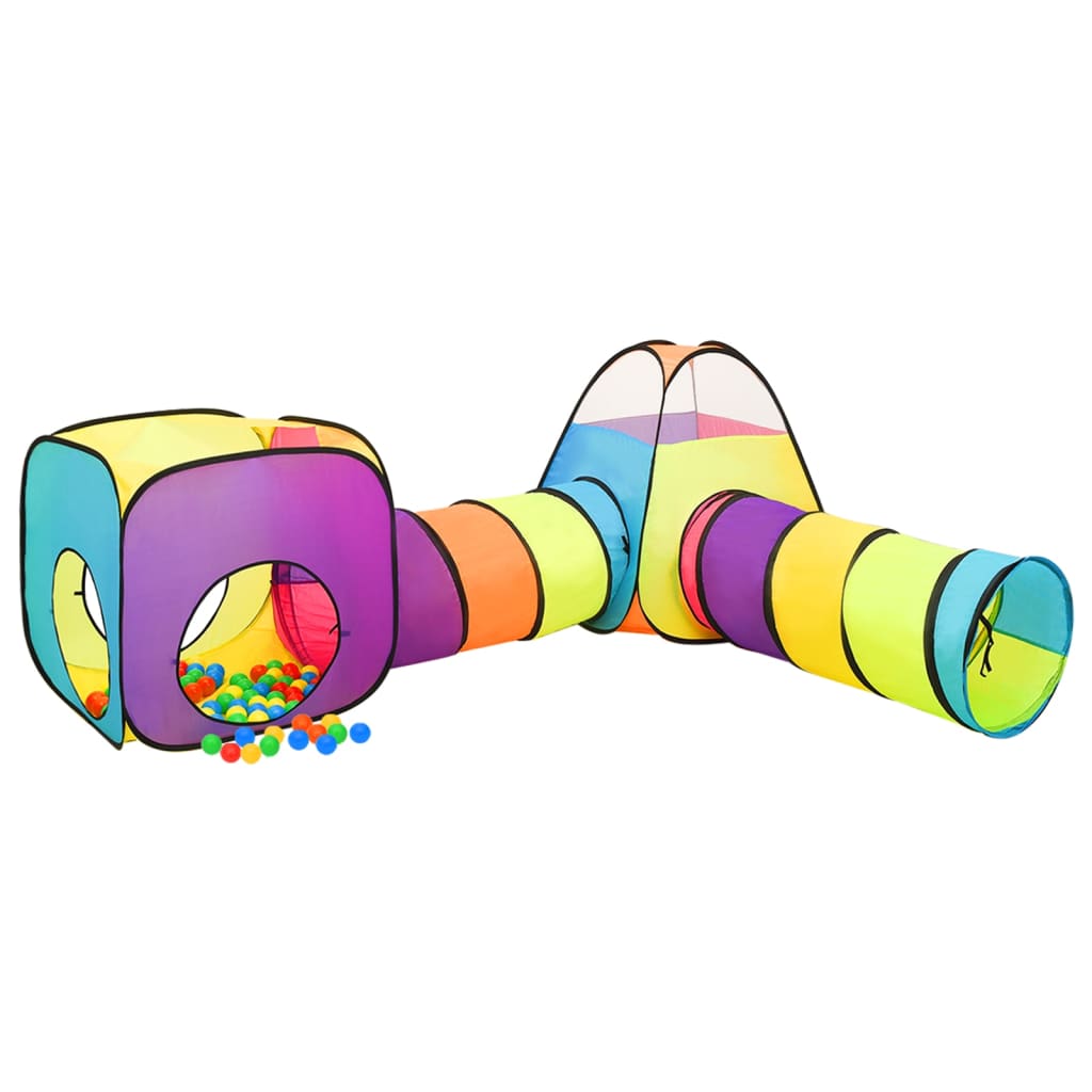 vidaXL Leketelt for barn med 250 baller flerfarget 190x264x90 cm