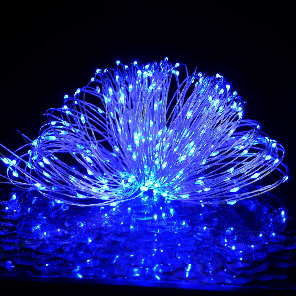 vidaXL LED-strenglys med 150 lysdioder blå 15 m