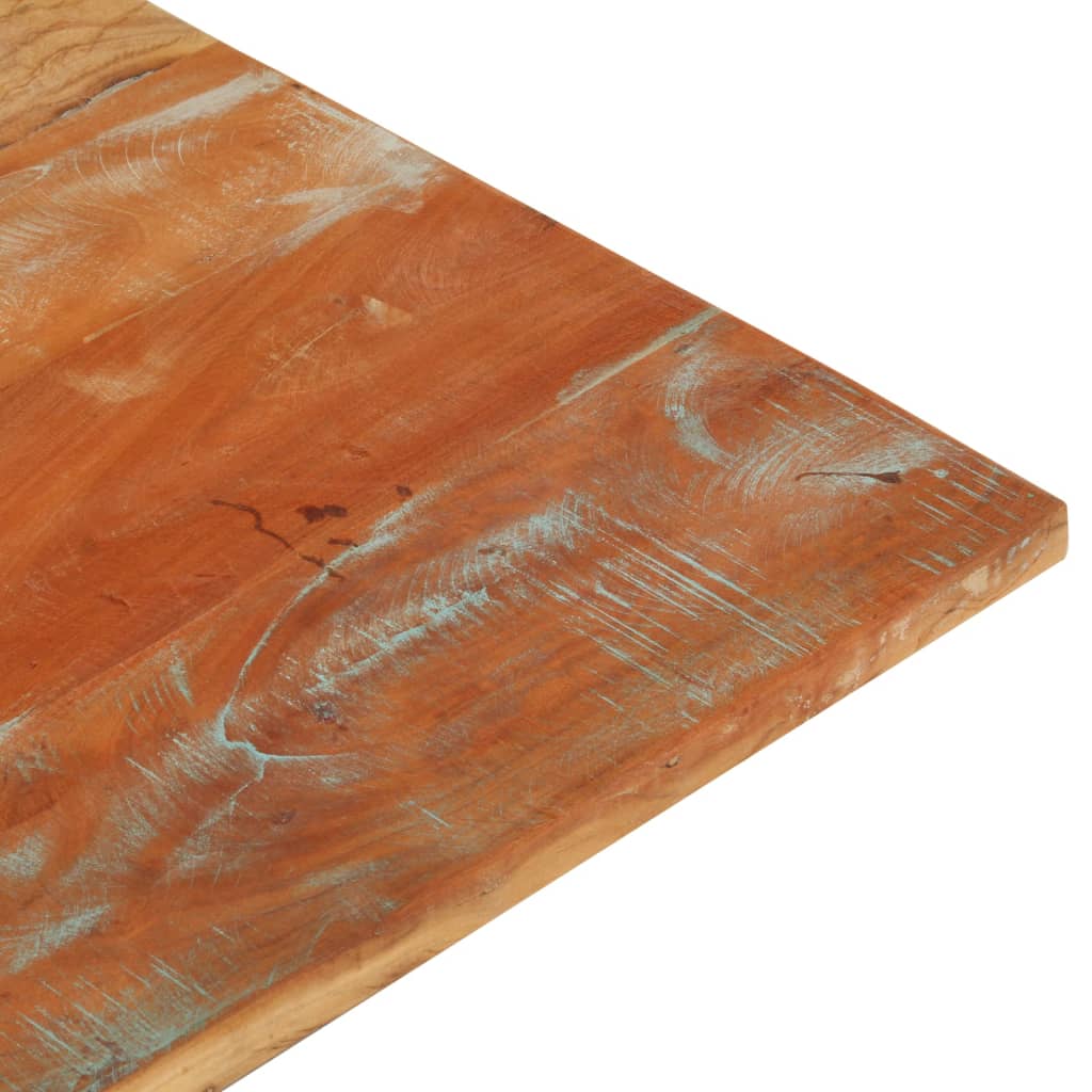 vidaXL Rektangulær bordplate 70x80 cm 25-27 mm gjenvunnet heltre